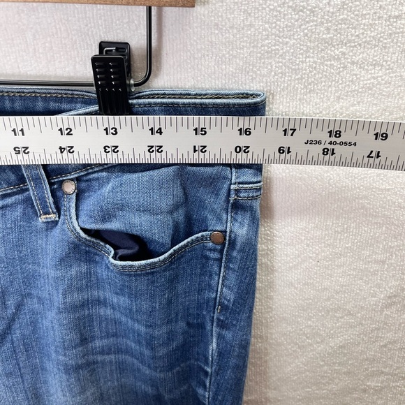 Paige Verdugo Ankle Skinny Jeans Womens 32 Plus Size Blue Denim Stretch 2153 - Picture 4 of 10